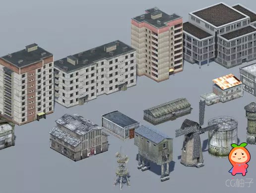 Mobile Buildings Pack (17 in 1) v1.1