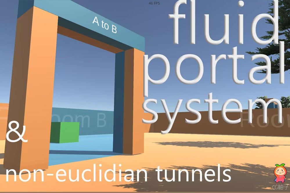 Fluid Portals System & Non-euclidian Tunnels 1.3