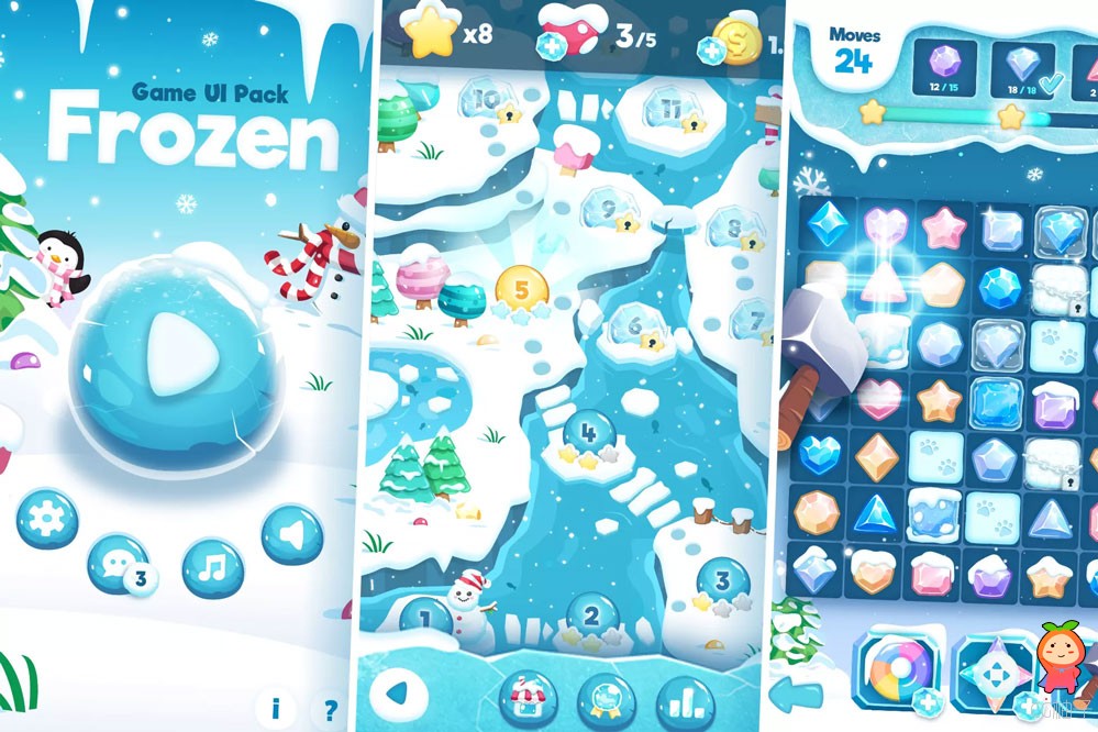 Frozen GUI Pack v1.7