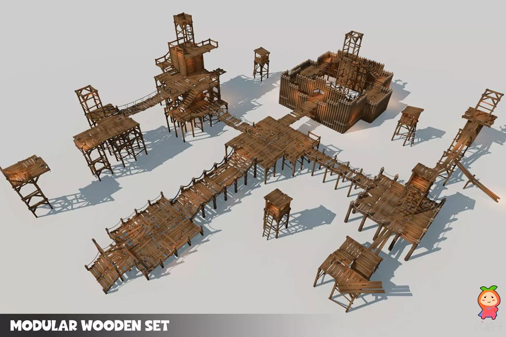 Modular Wooden Set 1.0