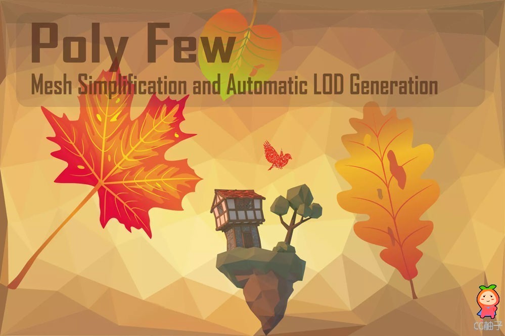 Poly Few Mesh Simplifier and Auto LOD Generator v5.9