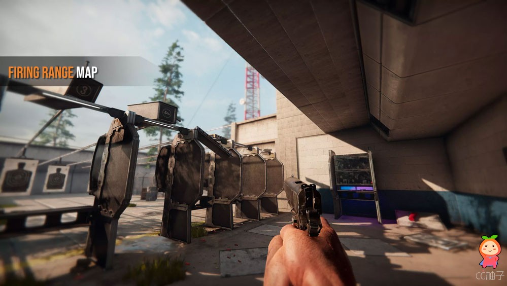 HQ FPS Template 1.3第一人称射击游戏动画武器模型