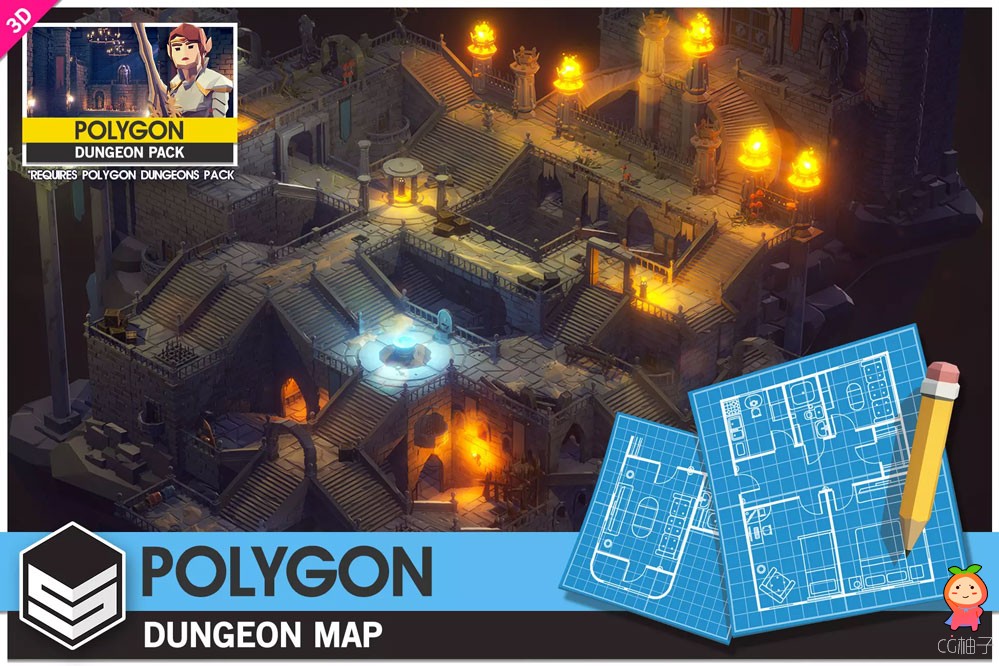 POLYGON - Dungeons Map 1.1