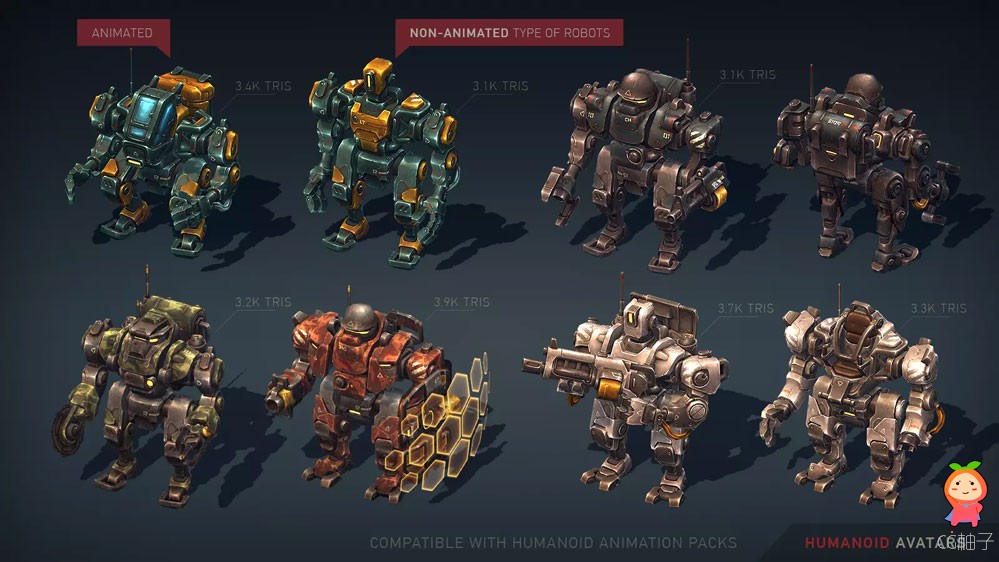 Mech Constructor Humanoid Robots 