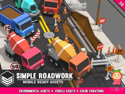 Simple Roadwork - Cartoon City 1.02
