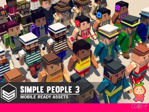 Simple People 3 - Cartoon Assets 1.01