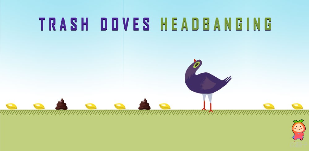 Trash Dove Headbanging Crazy Bird complete game
