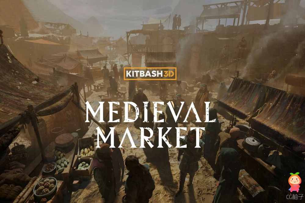 Kitbash3D - Props Medieval Market (HDRP + BuiltIn)