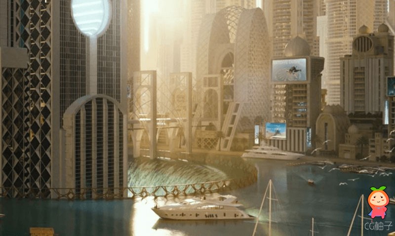 Kitbash3D Neo Dubai (HDRP + BuiltIn)
