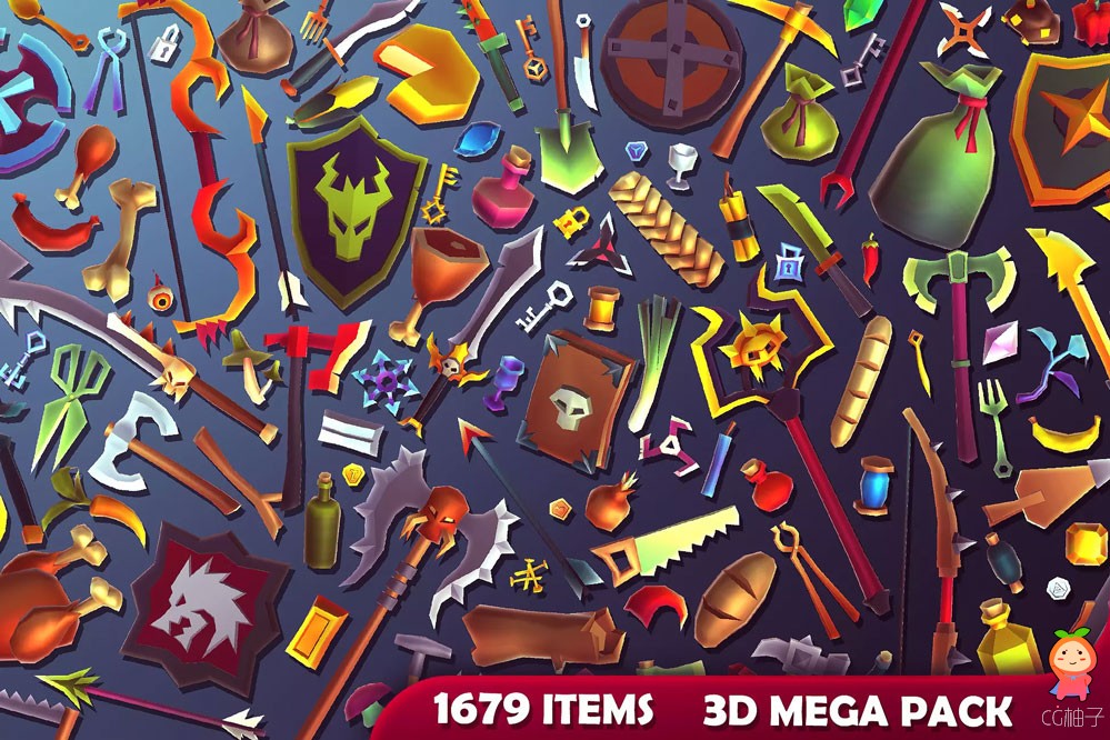 3D Items - Mega Pack 1.4