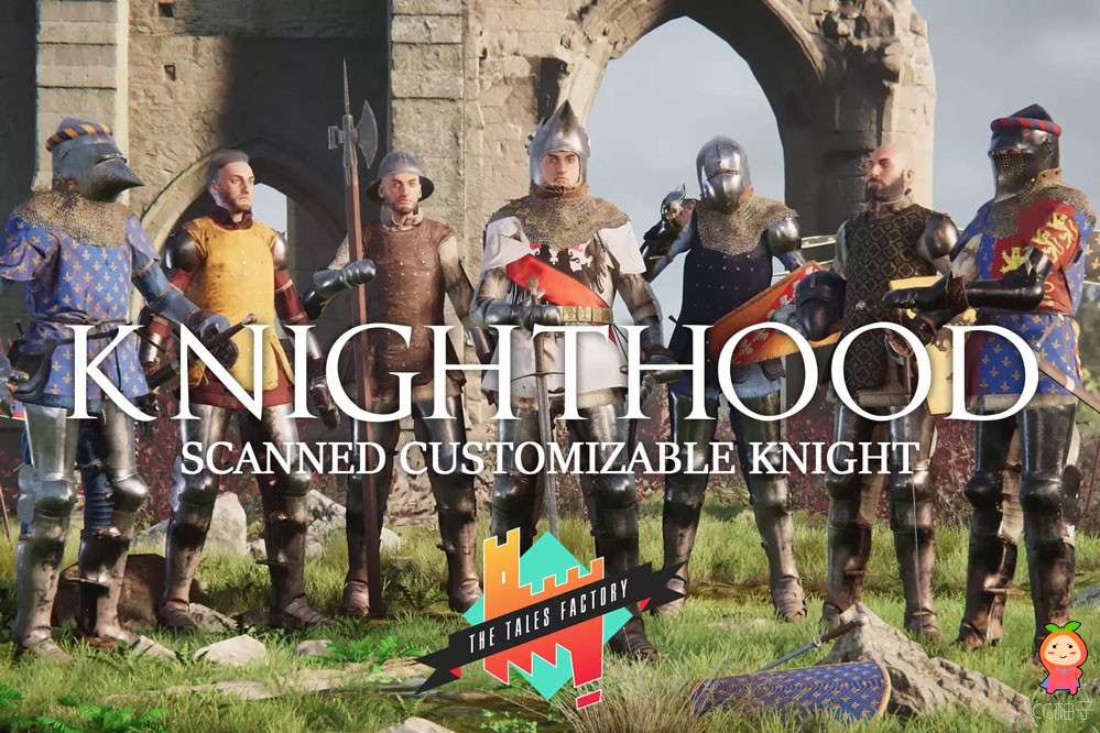 Knighthood：Photoscanned Customizable Knight 1