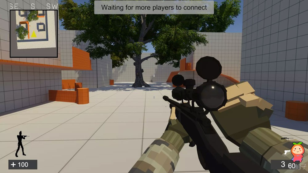 Low Poly FPS Pack for MMFPSE