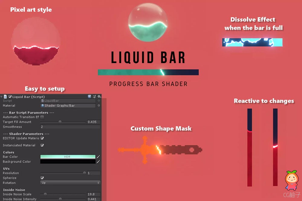 LiquidBar - Unique Progress Bars 1