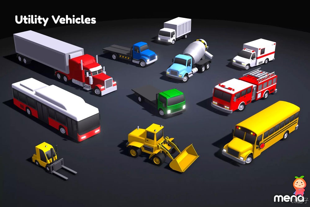 ARCADE：Ultimate Vehicles Pack - Low Poly Cars