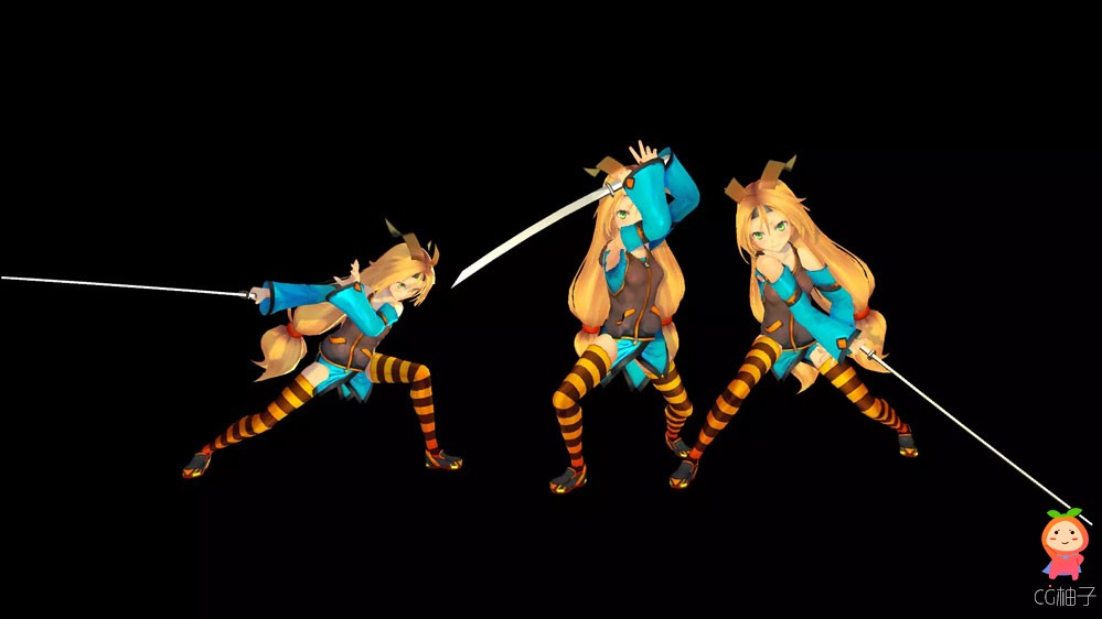 Oriental Sword Animation 