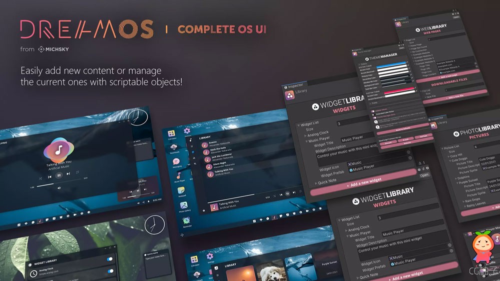 DreamOS - Complete OS UI 