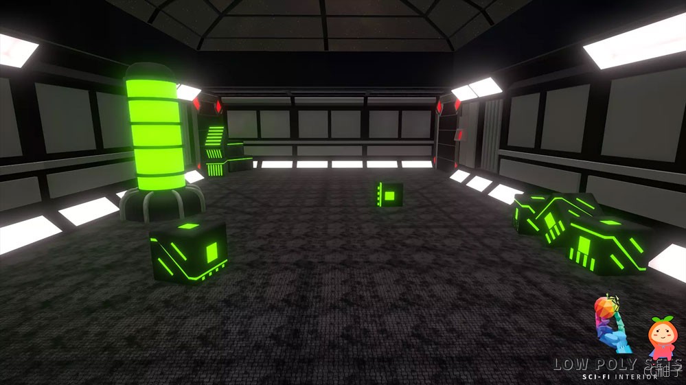 Low Poly Sets Sci-Fi Interior 1.0