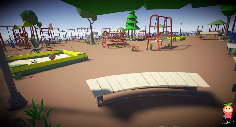 Playground Low Poly 