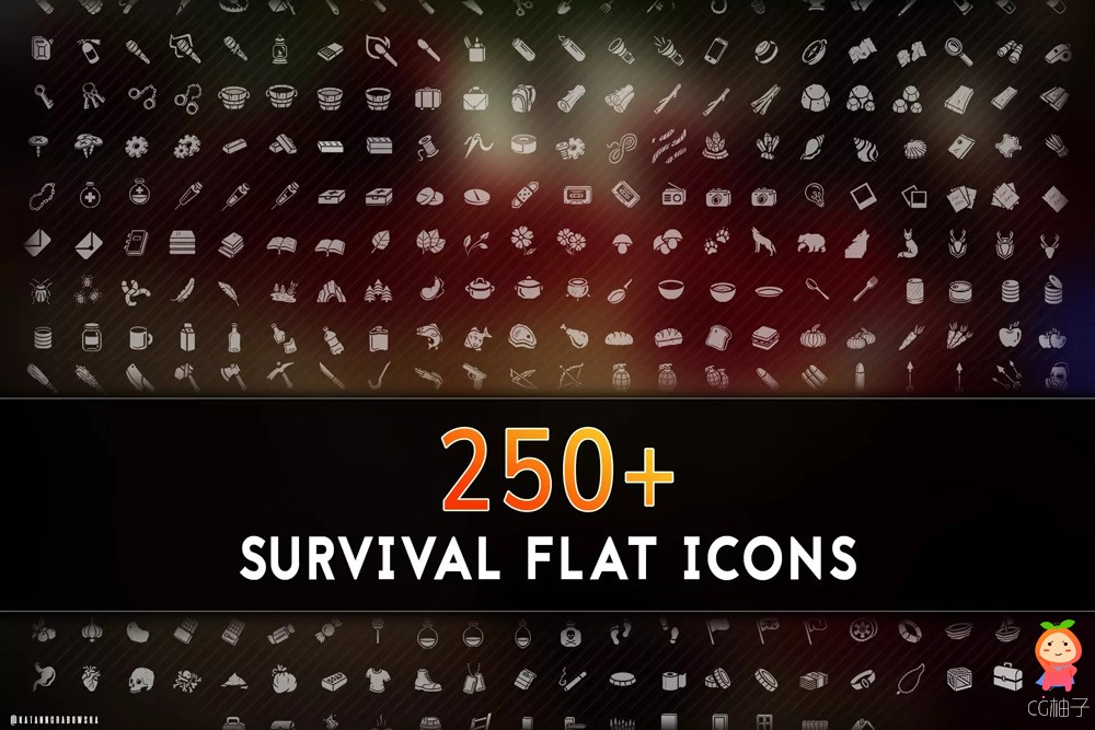 250+ Survival Flat Icons 1.0