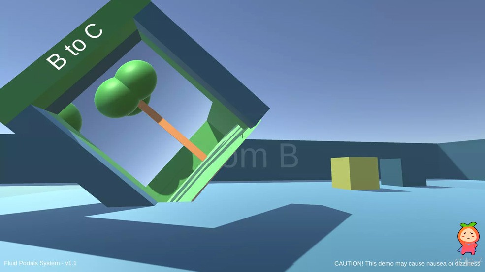 Fluid Portals System & Non-euclidian Tunnels 