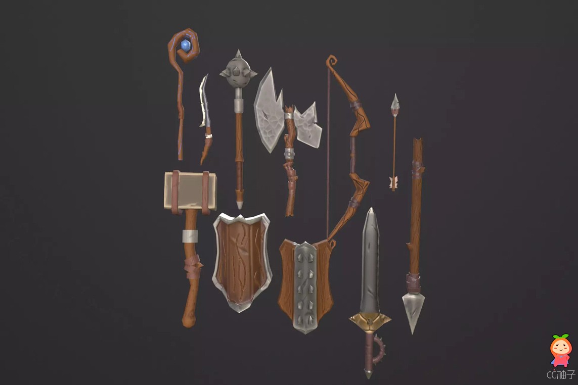 Stylized RPG Starter Weapons 1.0