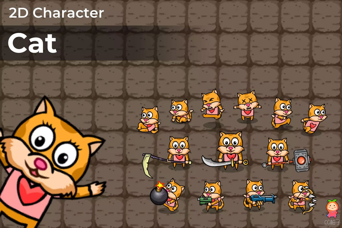 2D Character - Cat 1.0