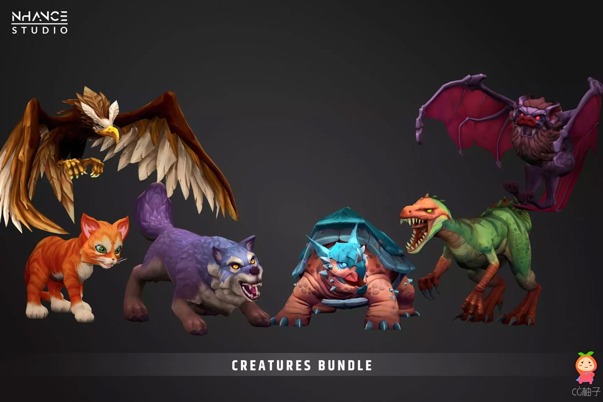 Stylized Fantasy Creatures Bundle 1.0