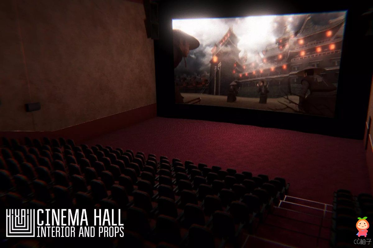 Cinema hall - interior and props 1.0