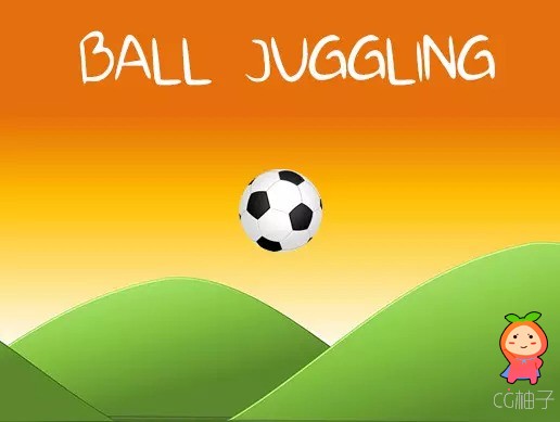 Soccer Ball Finger Juggling - flick the ball - mobile ready project 1.0