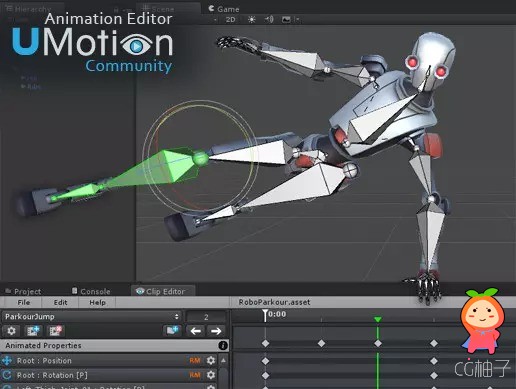 UMotion Community - Animation Editor 1.28p03