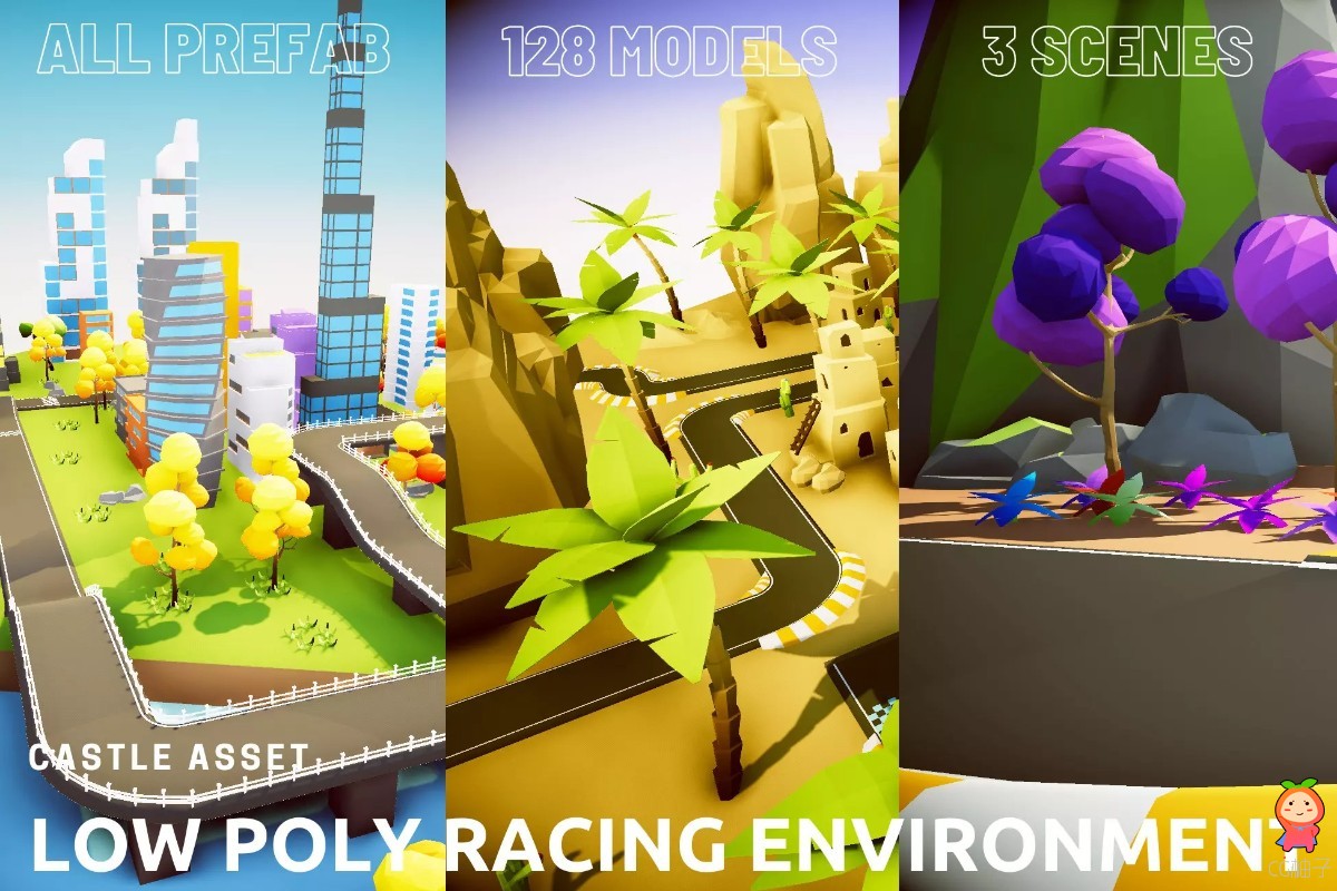 Low Poly Racing Environment 1.0.1