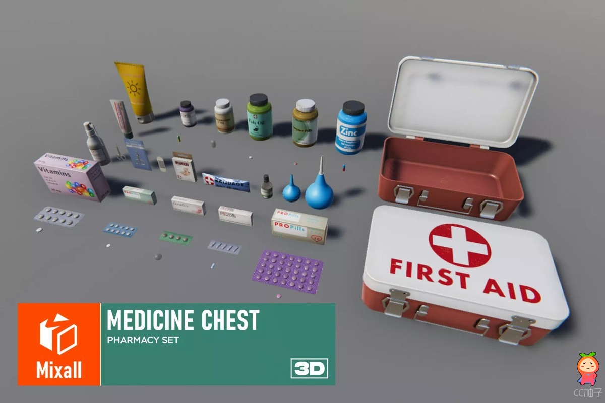 Medicine chest - pharmacy set 1.0