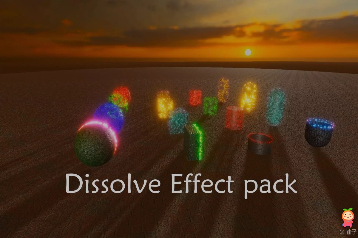 Dissolve Effect Pack For Unity 2020.1.6f1 HDRP or Higher 1.0