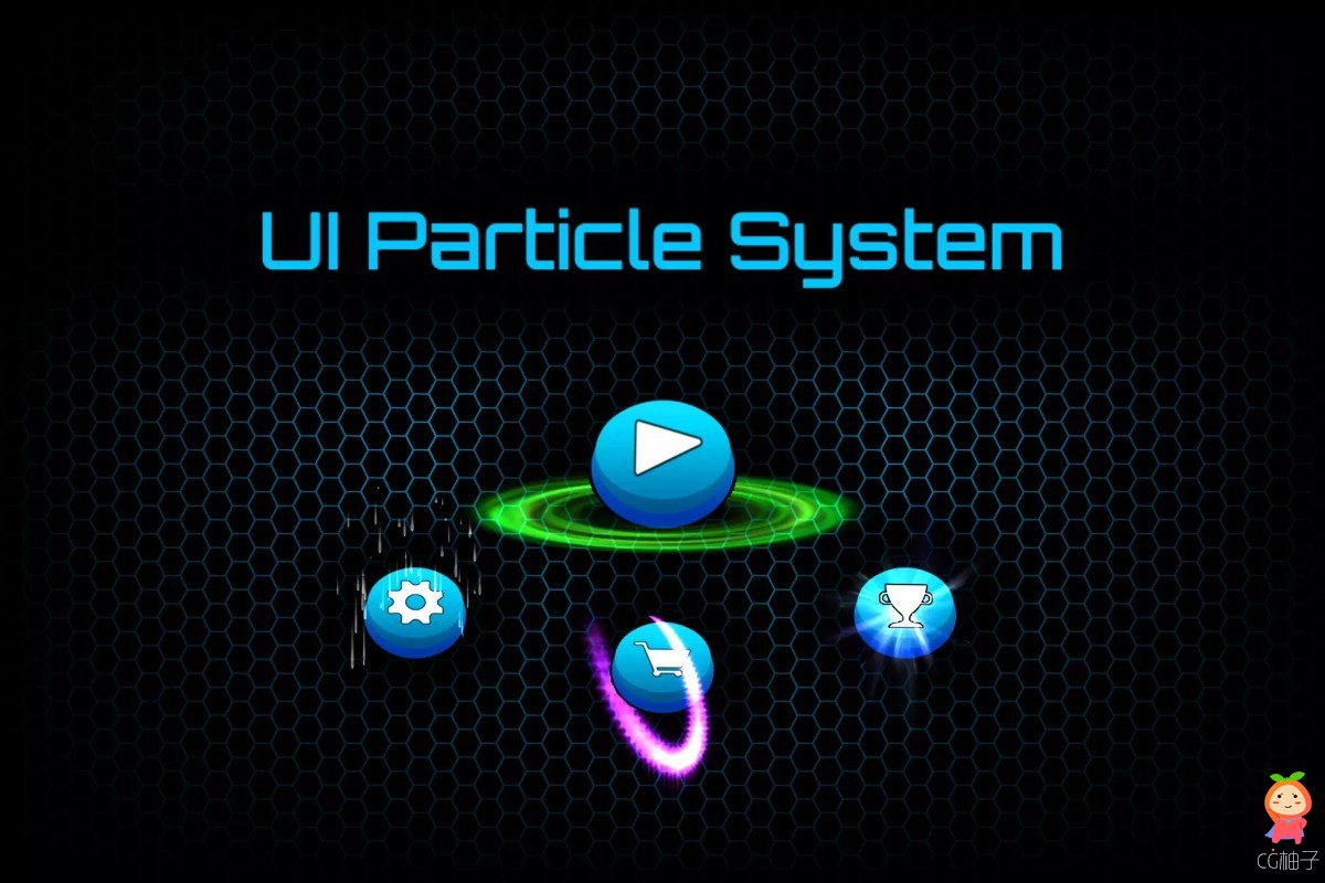 UI Particle System 1.35