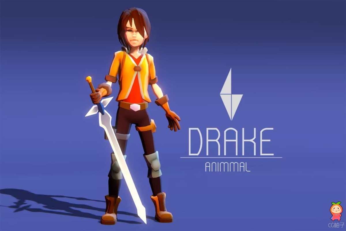 DRAKE - Stylized Action AdventureRPG Character 1.0