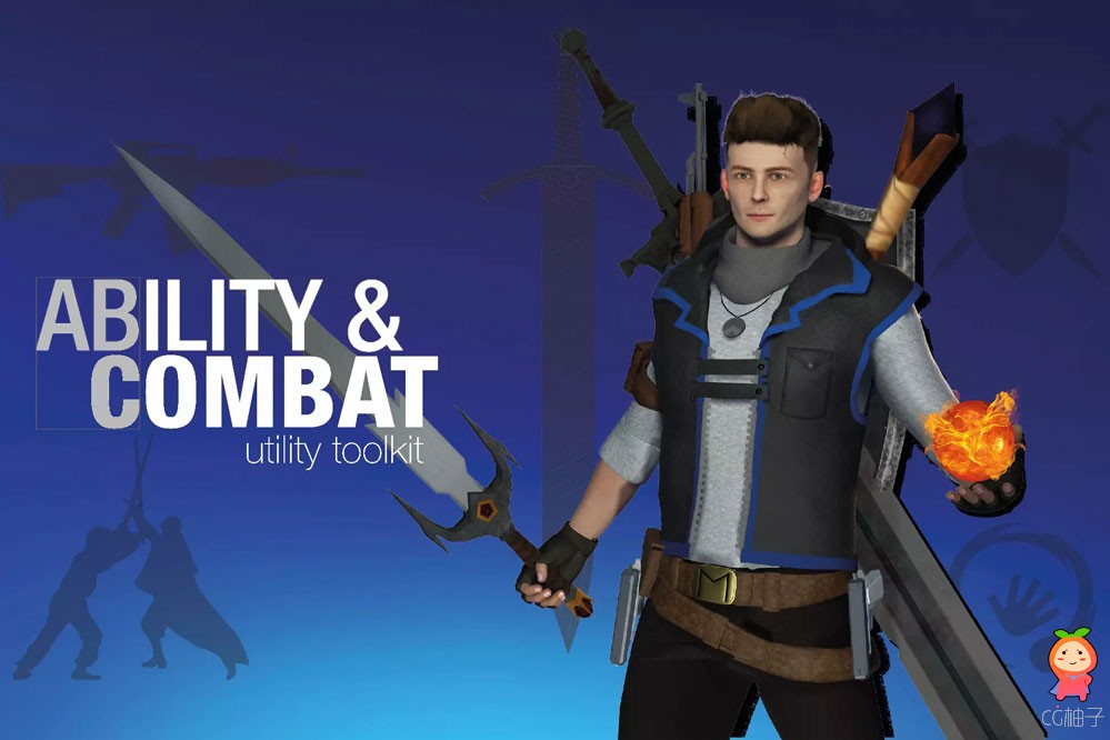 https://assetstore.unity.com/packages/tools/game-toolkits/ability-combat-toolkit-155168