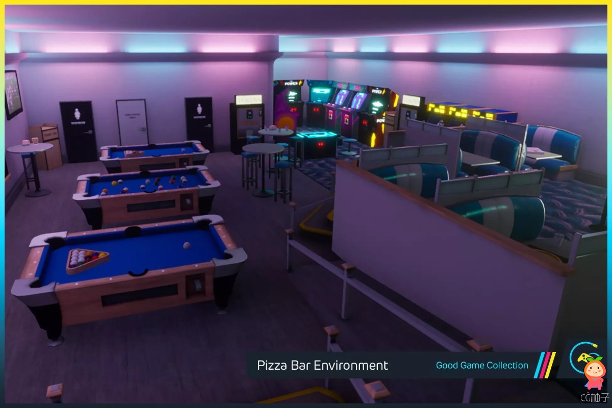Pizza Bar Environment by Gamertose 2.0