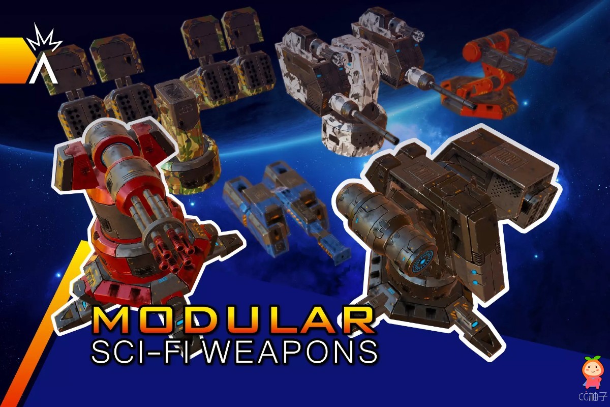 Modular Sci-Fi Weapons 2.1