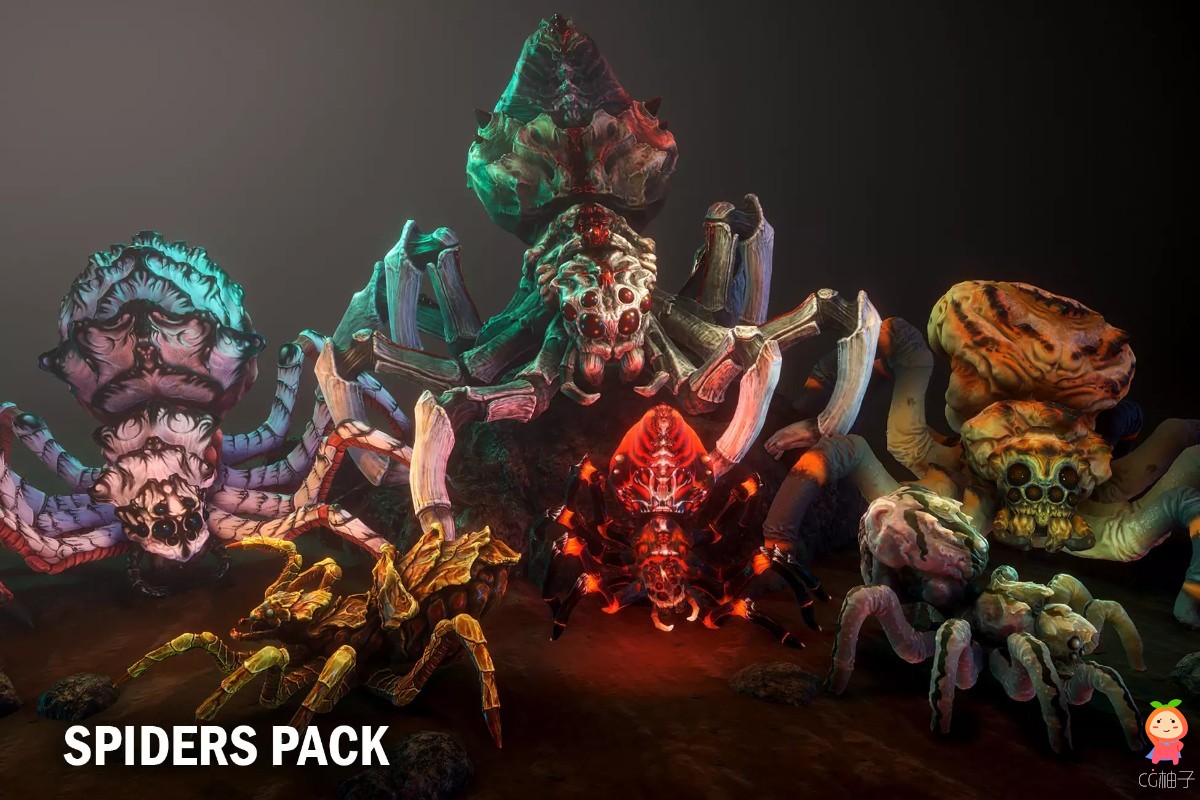 Spiders pack 1 v1.0