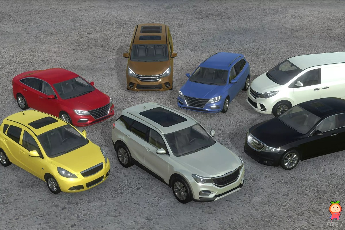 7 Cars Pack 1