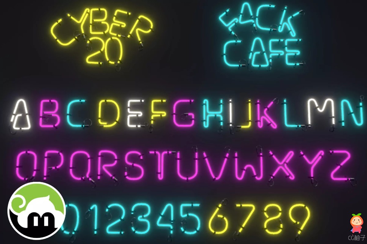 Alphabetic Neon Props 1.0