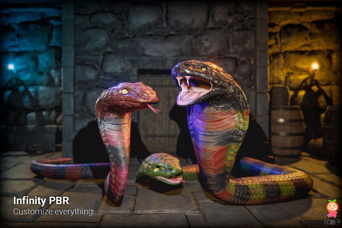 Cobra Snake Pack PBR - Fantasy RPG